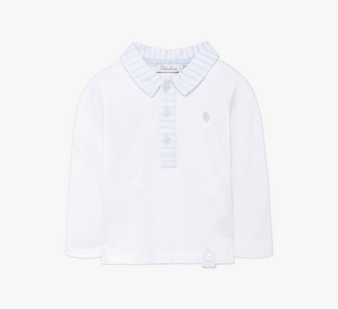 Baby Stripe L/S Polo Shirt