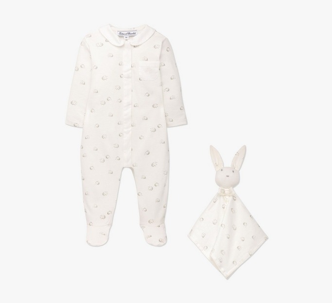 Baby Hedgehog Babygrow & Bunny Blanket Comforter Gift Set
