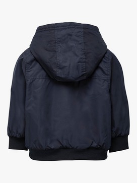 Baby Logo Hooded Bomber Jacket