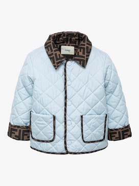 Baby FF Logo Quilted Jacket