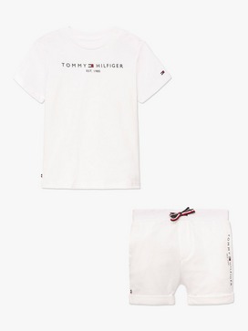 Baby Essential Logo Tee & Sweat Shorts Set