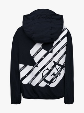 Back Eagle Graphic Windbreaker