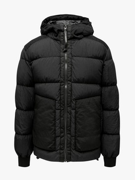 C.P. Company Goggle Lens Hooded Puffer Jacket