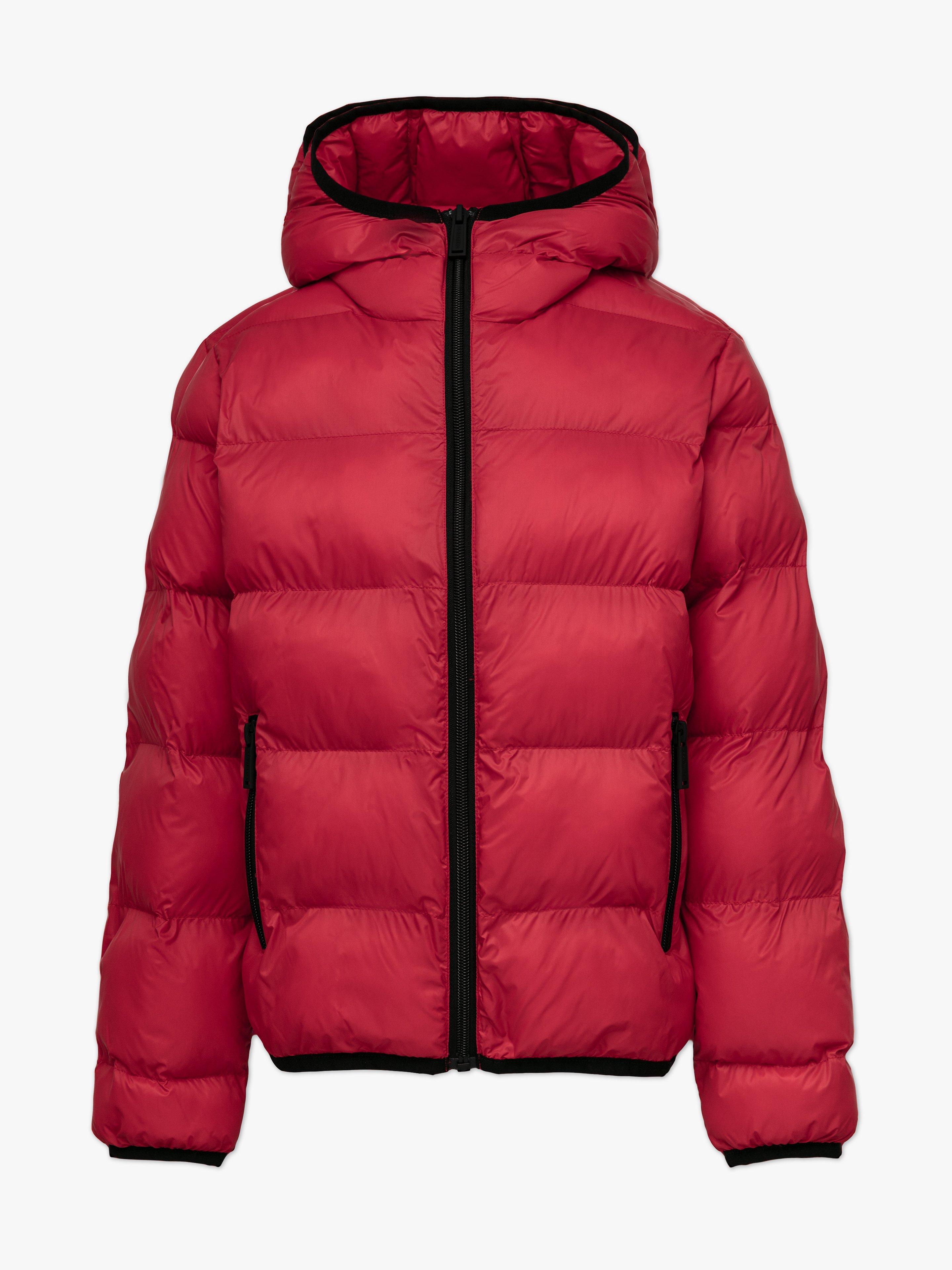 red designer coats