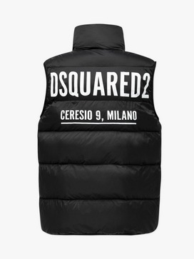Milano Logo Puffer Gilet