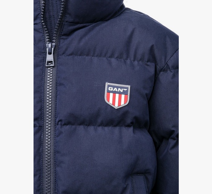 Retro Shield Puffer Jacket