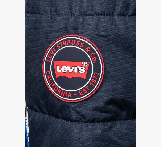 Levi's Logo Hooded Puffer Jacket