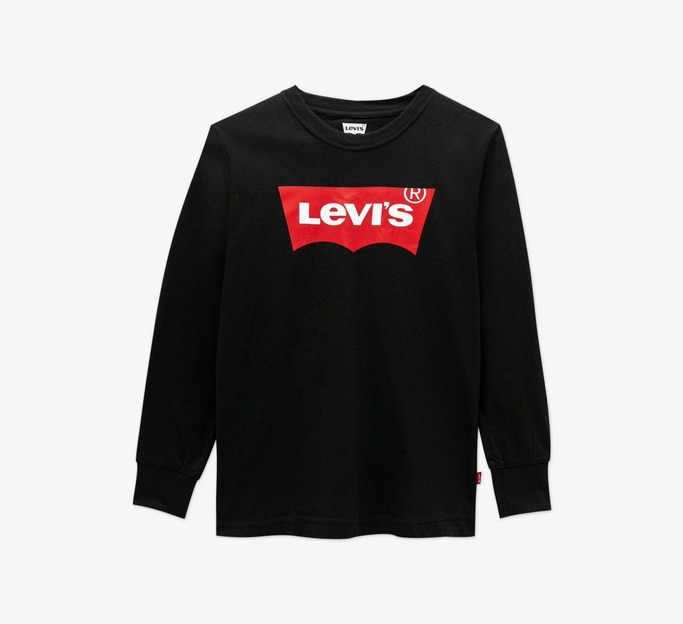 Levi's Long Sleeved Batwing Logo Tee