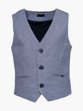 Tailored Linen Vest