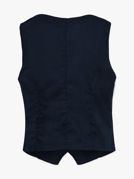Tailored Linen Vest