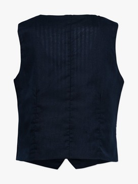 Tailored Linen Vest
