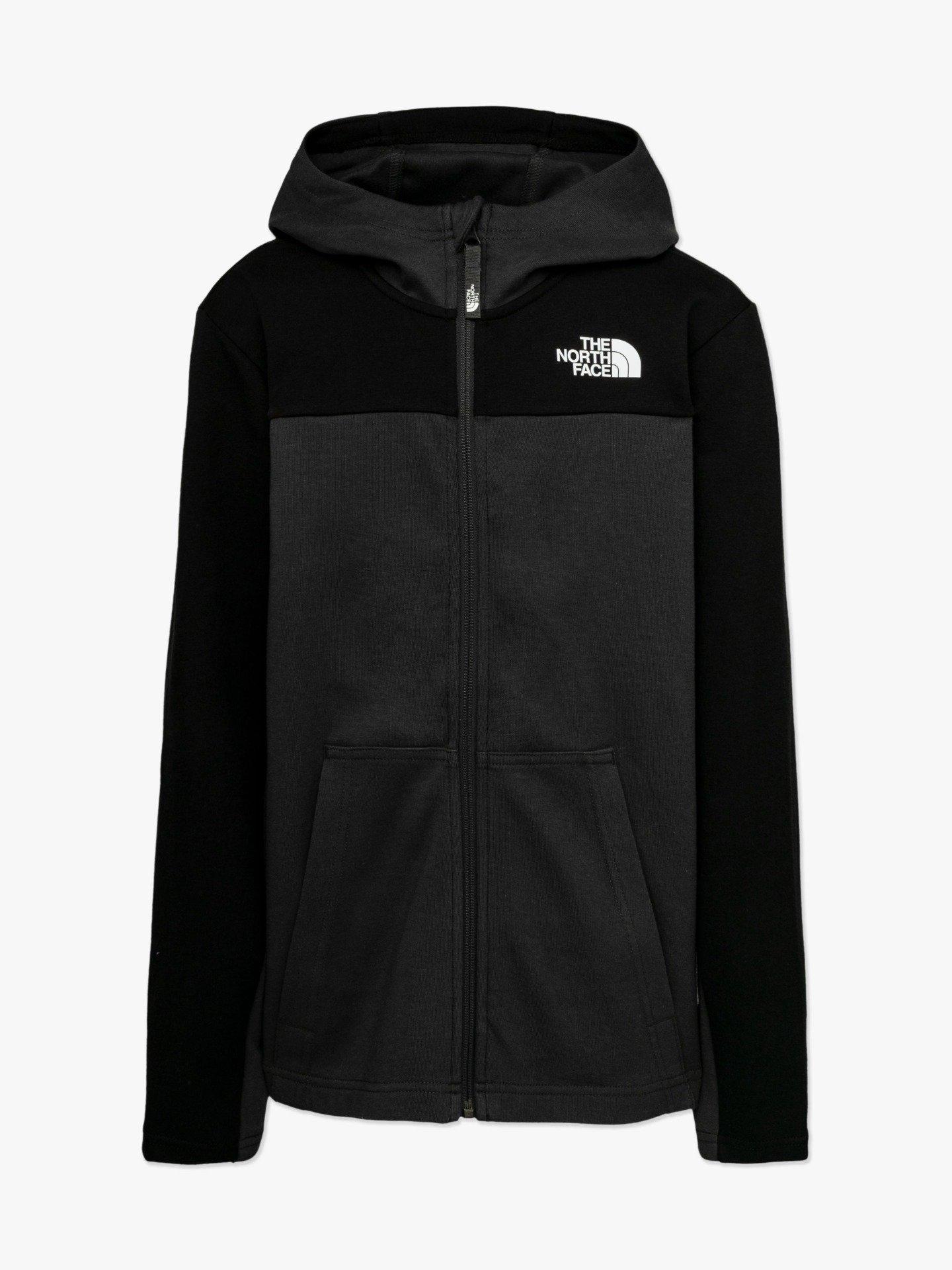 north face blue zip up hoodie