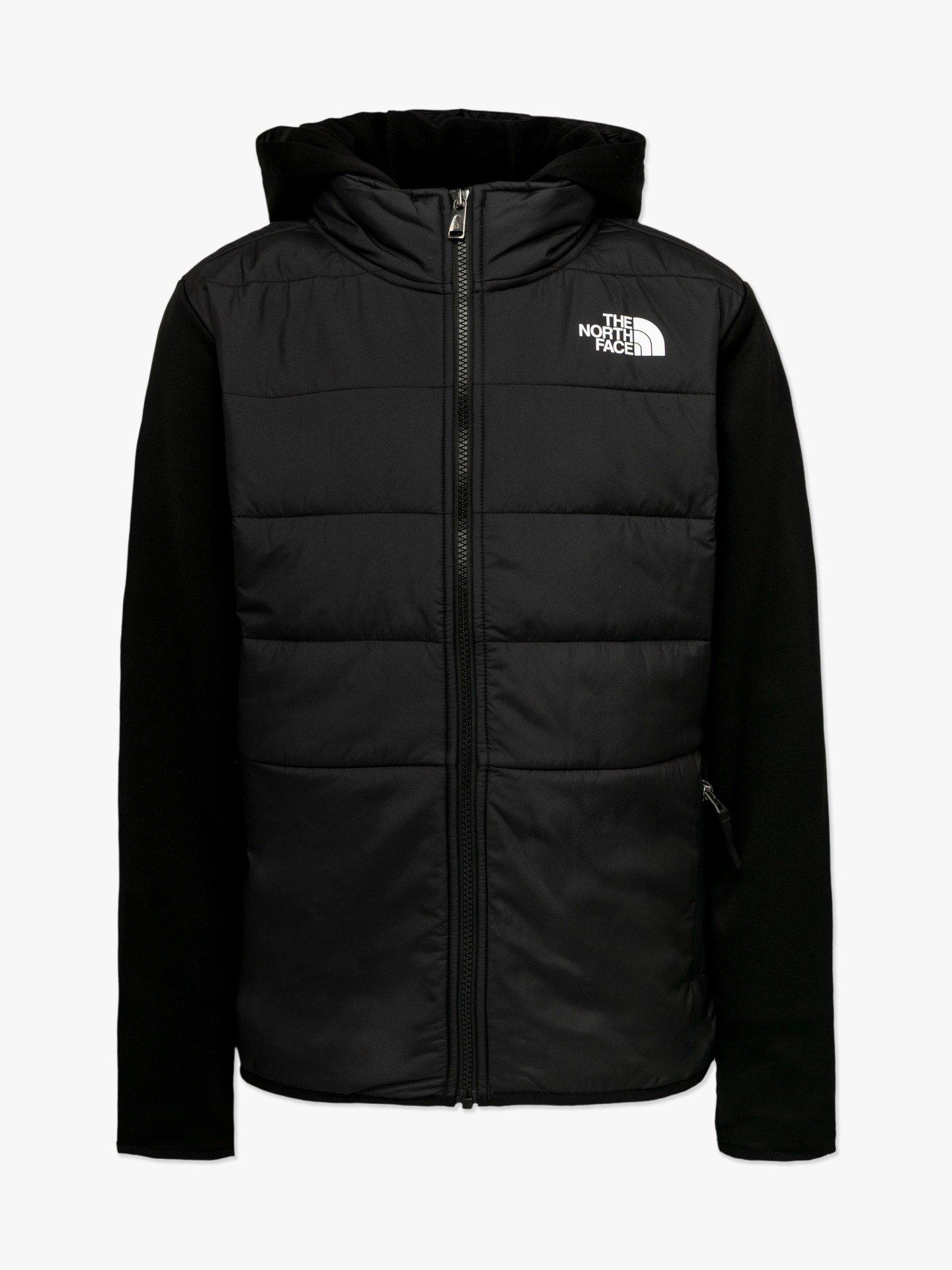 north face logo coat