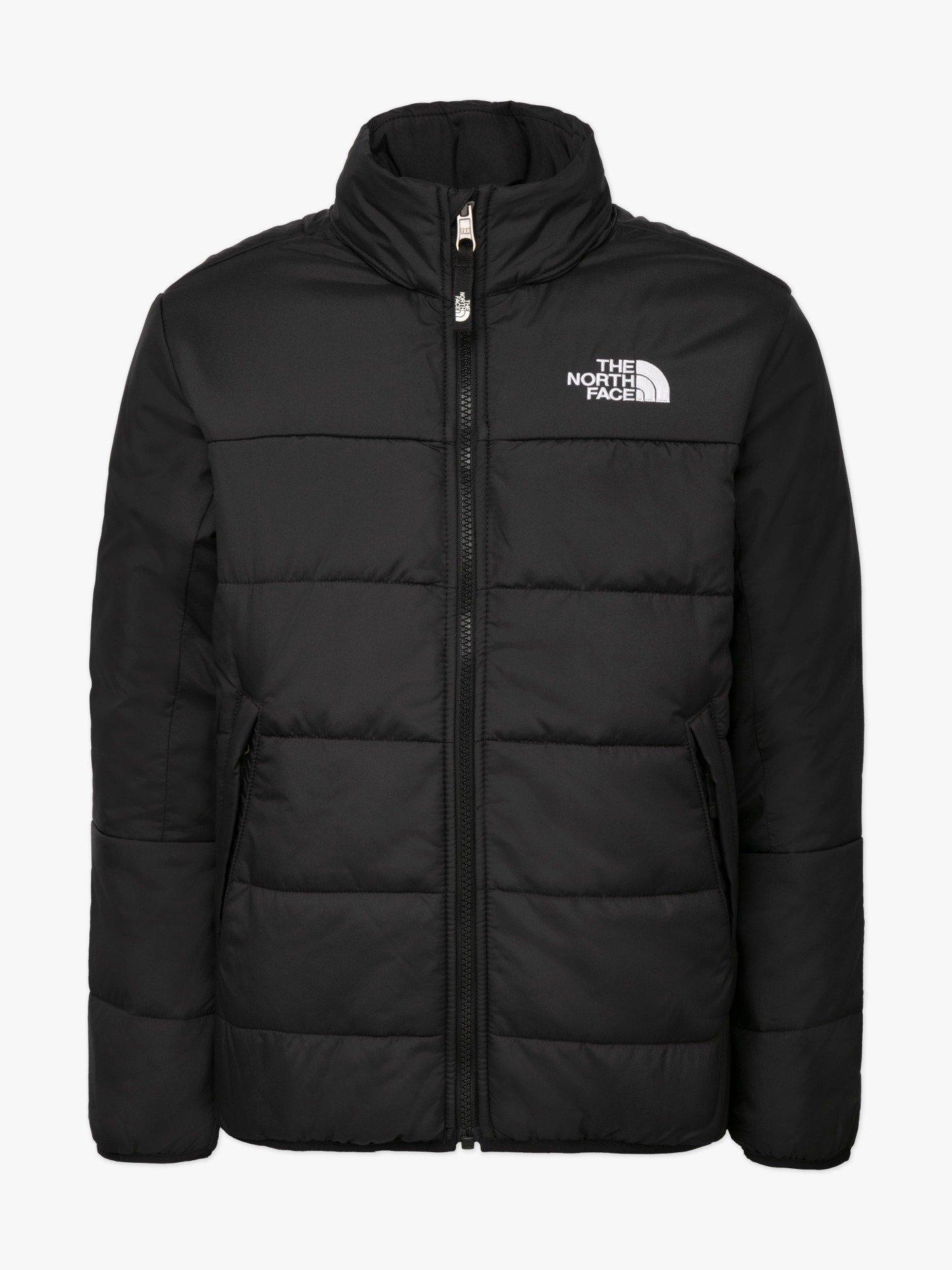 north face puffer black logo