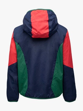 Colour-Block Pony Logo Rain Jacket
