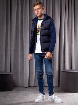 Pony Logo Padded Gilet