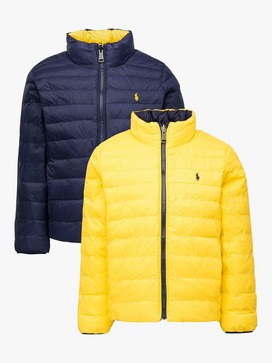 Reversible Pony Logo Puffer Jacket