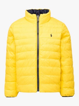 Reversible Pony Logo Puffer Jacket