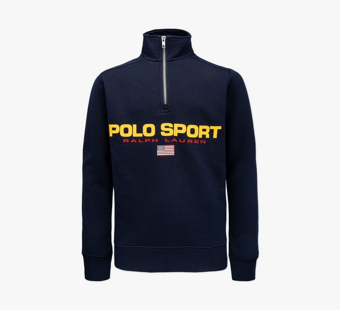 Polo Sport Logo Half-Zip Sweat
