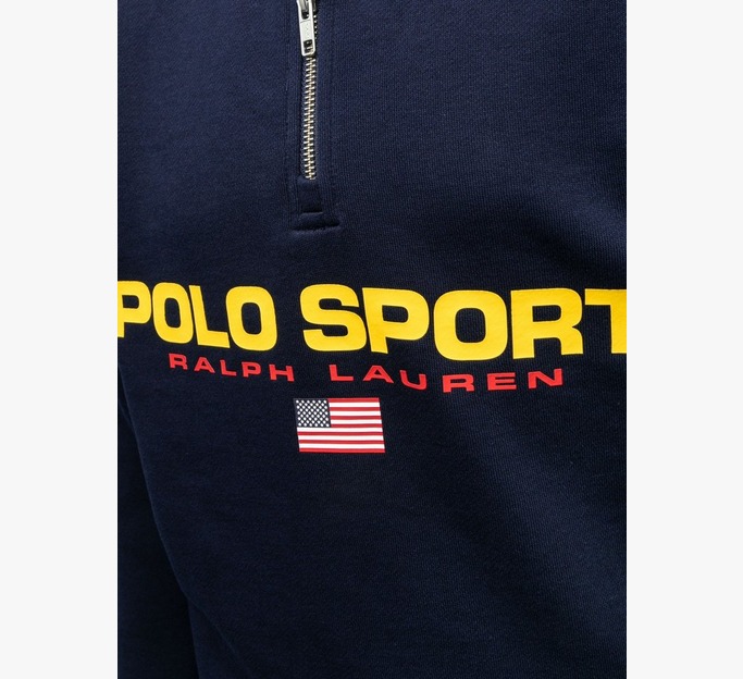 Polo Sport Logo Half-Zip Sweat