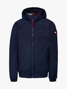 Essential Hooded Bomber Jacket