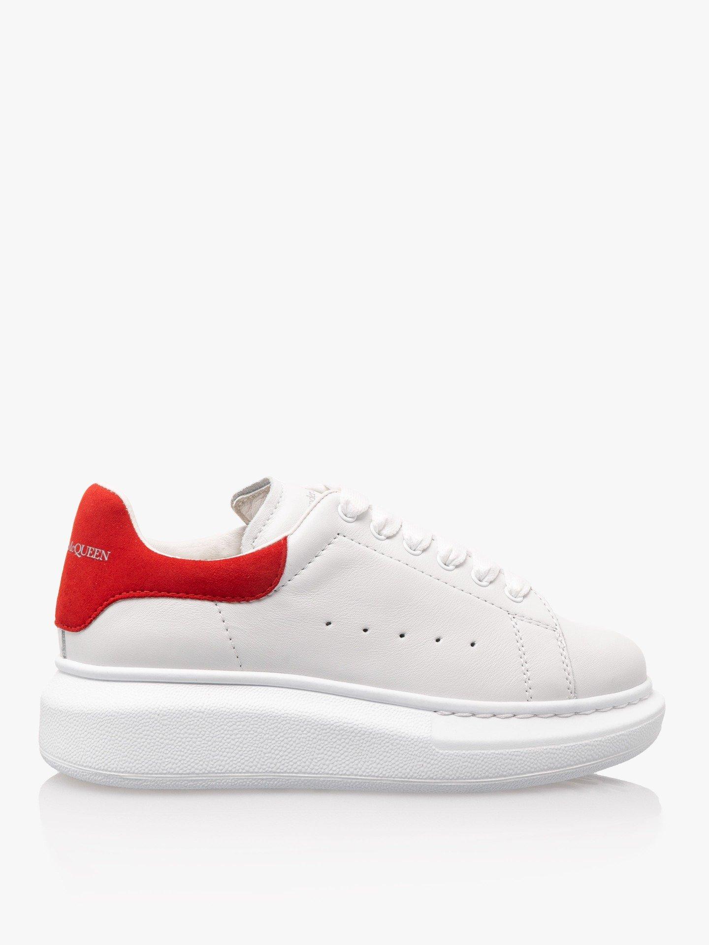 alexander mcqueen's red and white