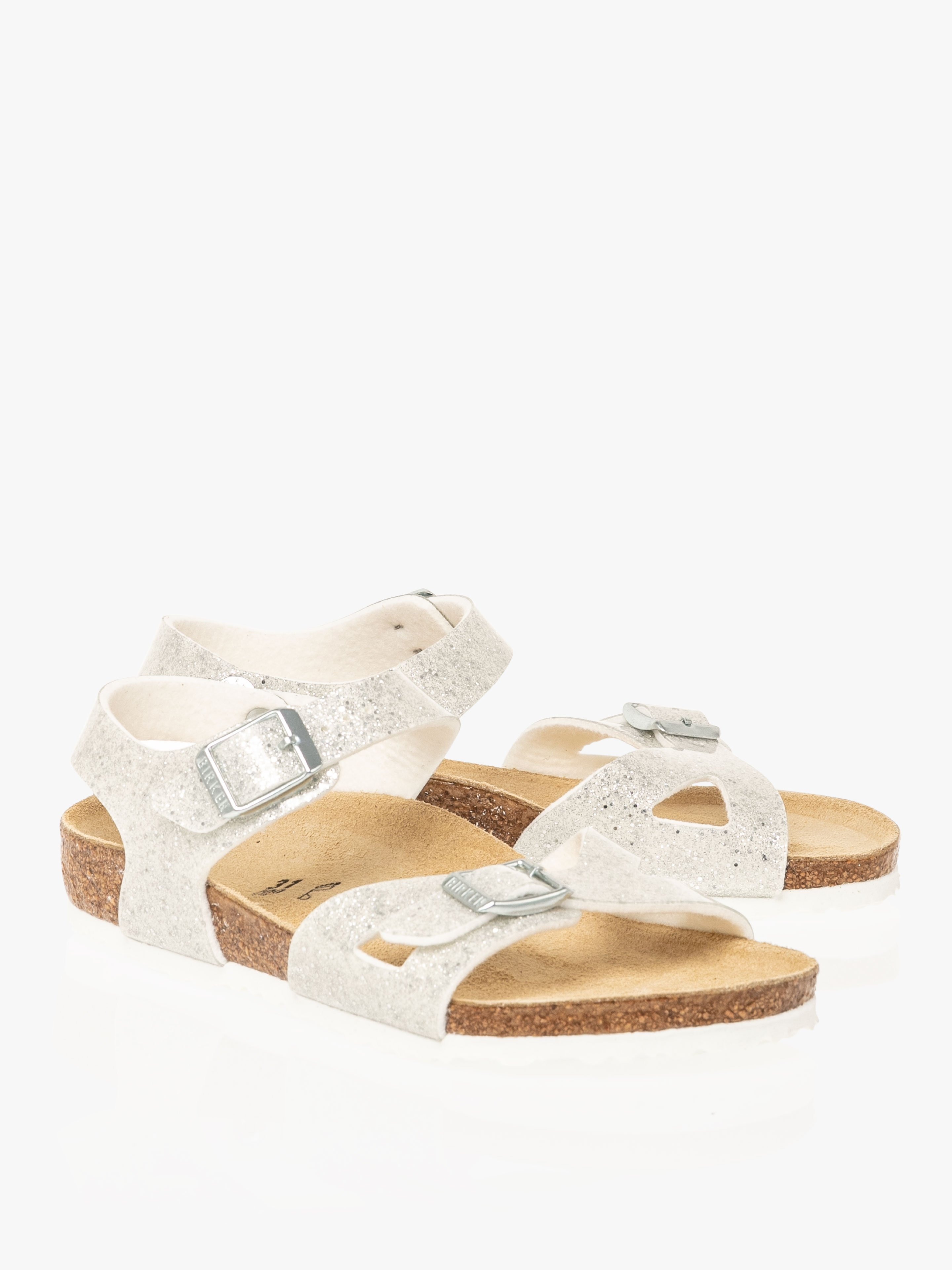 white birkenstocks one strap