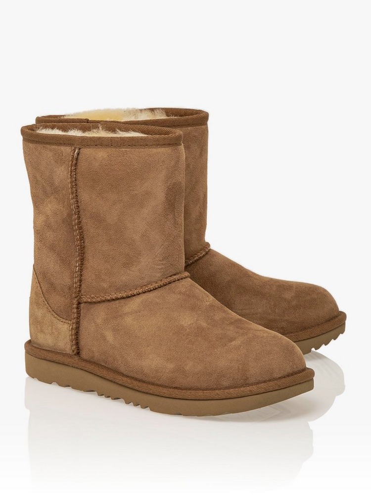 UGG Youth Classic II Boots - BROWN - Size 31 (UK 12), BROWN