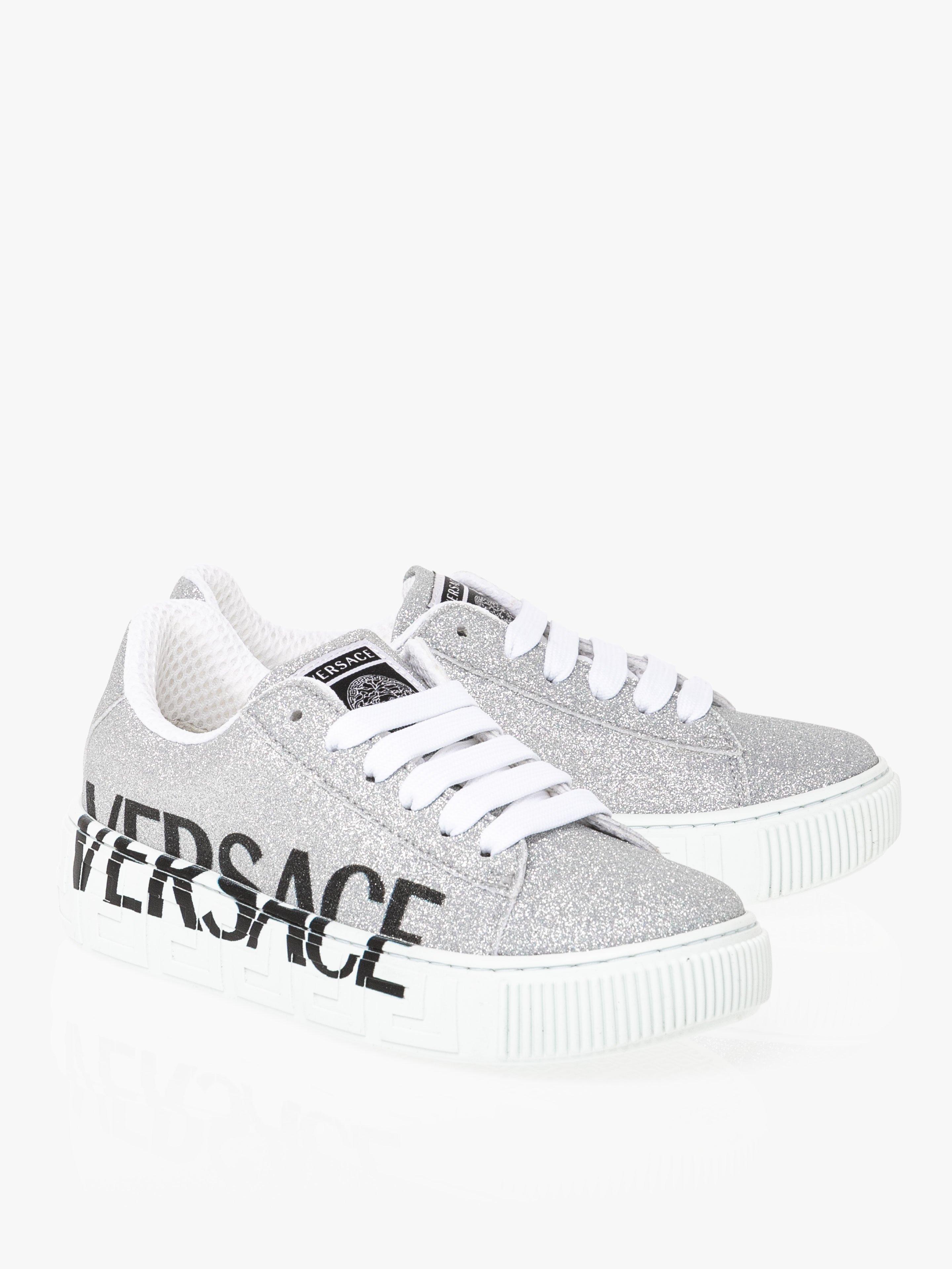 versace glitter trainers