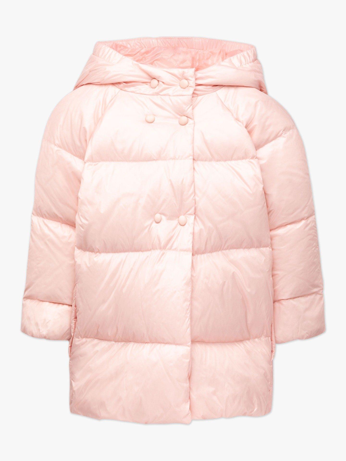 light pink down coat