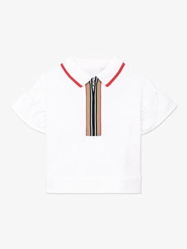 Baby Icon Stripe Polo Top