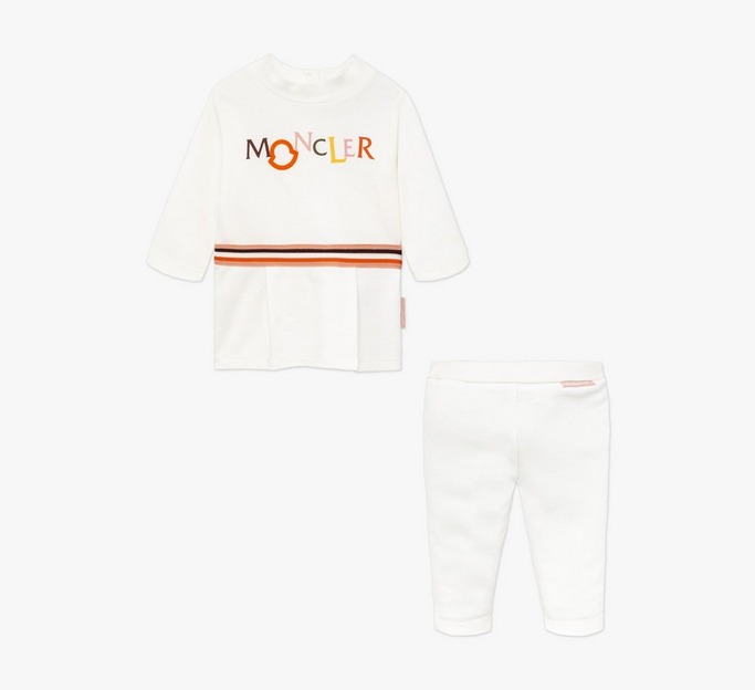 Baby Multi-Colour Logo L/S Dress & Leggings Set