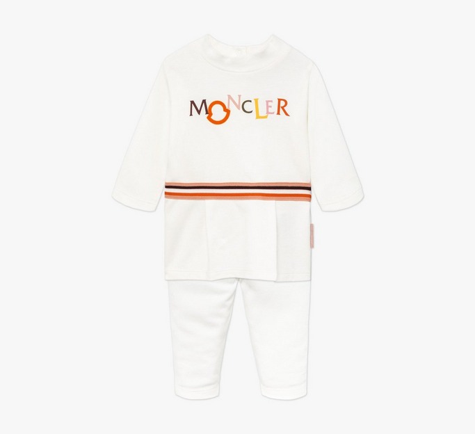 Baby Multi-Colour Logo L/S Dress & Leggings Set