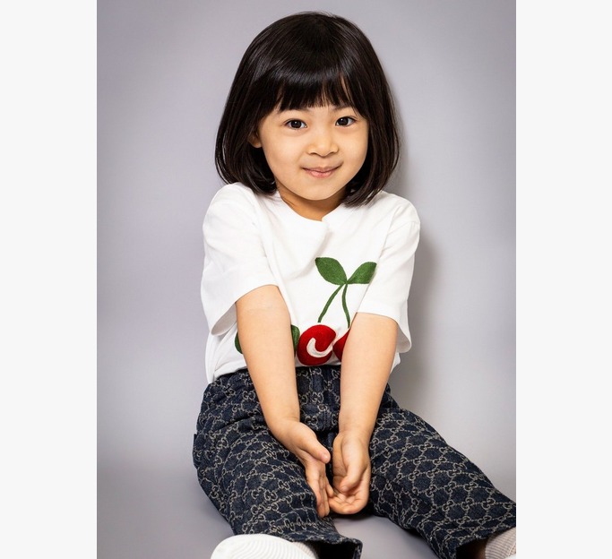 Embroidered Cherry GG T-Shirt