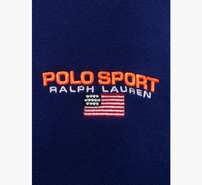 Embroidered Polo Sport Logo Hoodie