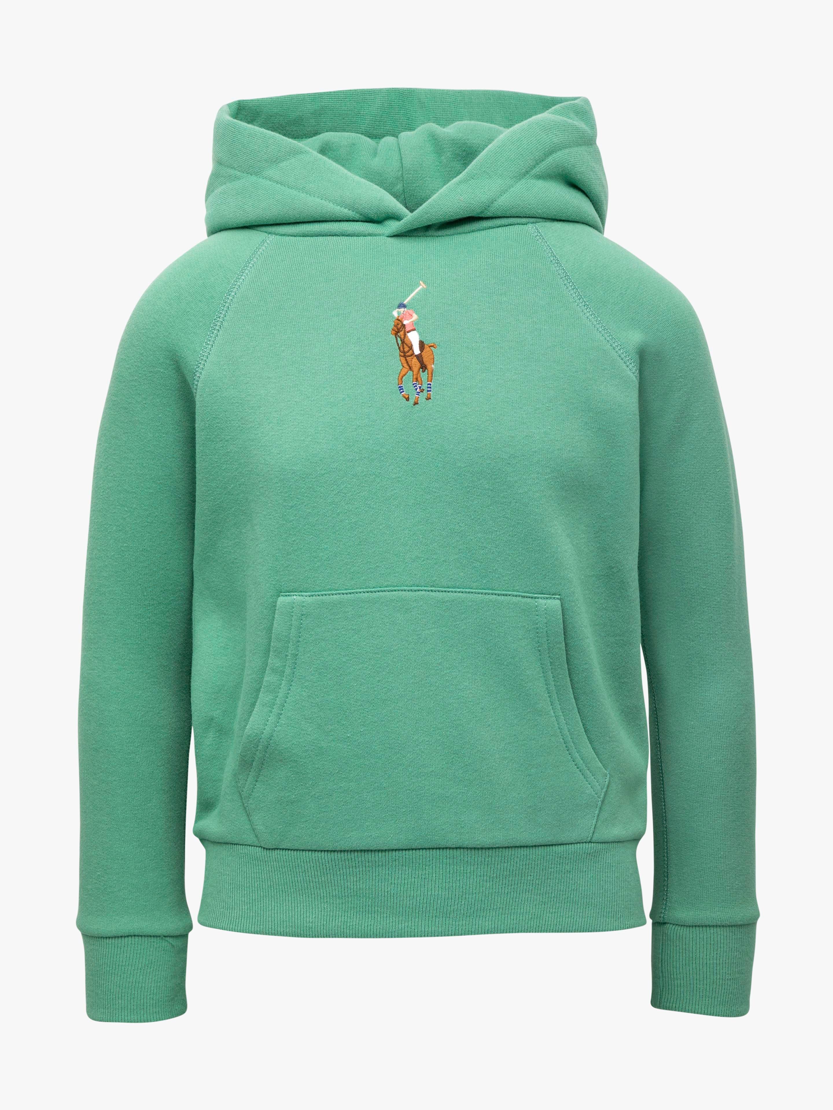 Green Polo Ralph Lauren Pony Logo Hoodie | Base