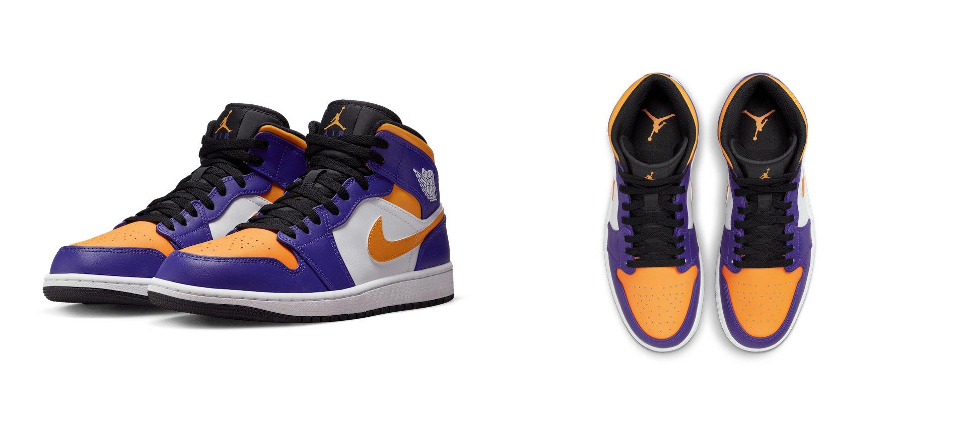 Jordan 1 best sale lakers raffle