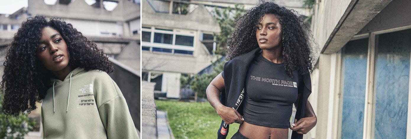 Modelos vistiendo la colección The Nord Face