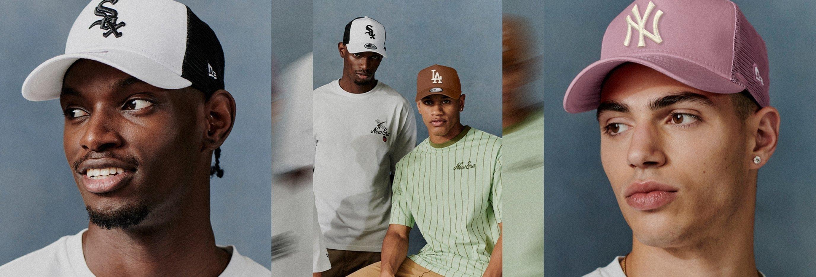 Modelos vistiendo la nueva colección de New Era