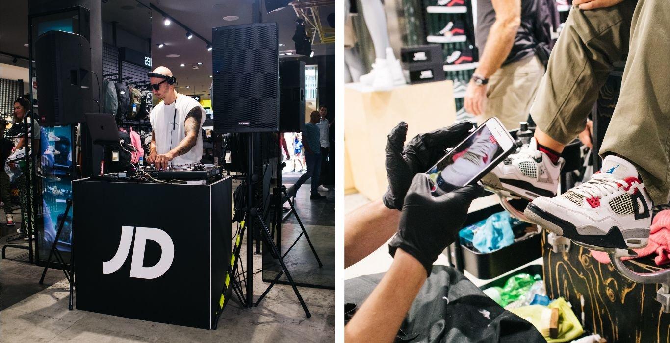 DJ und Sneaker Cleaning