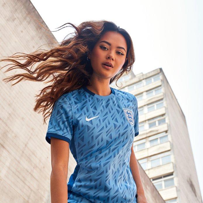 Camiseta segunda equipación selección femenina España 23 - Azul adidas