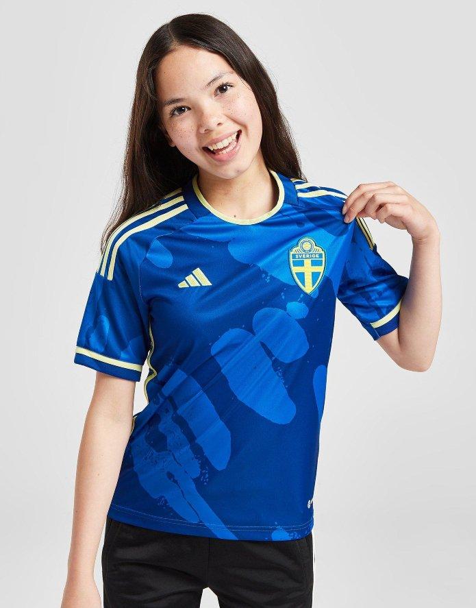 Camiseta adidas 2a España mujer 2022 2023 azul celeste