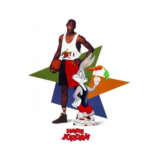 AJVII Space Jam Bugs Bunny and Michael Jordan