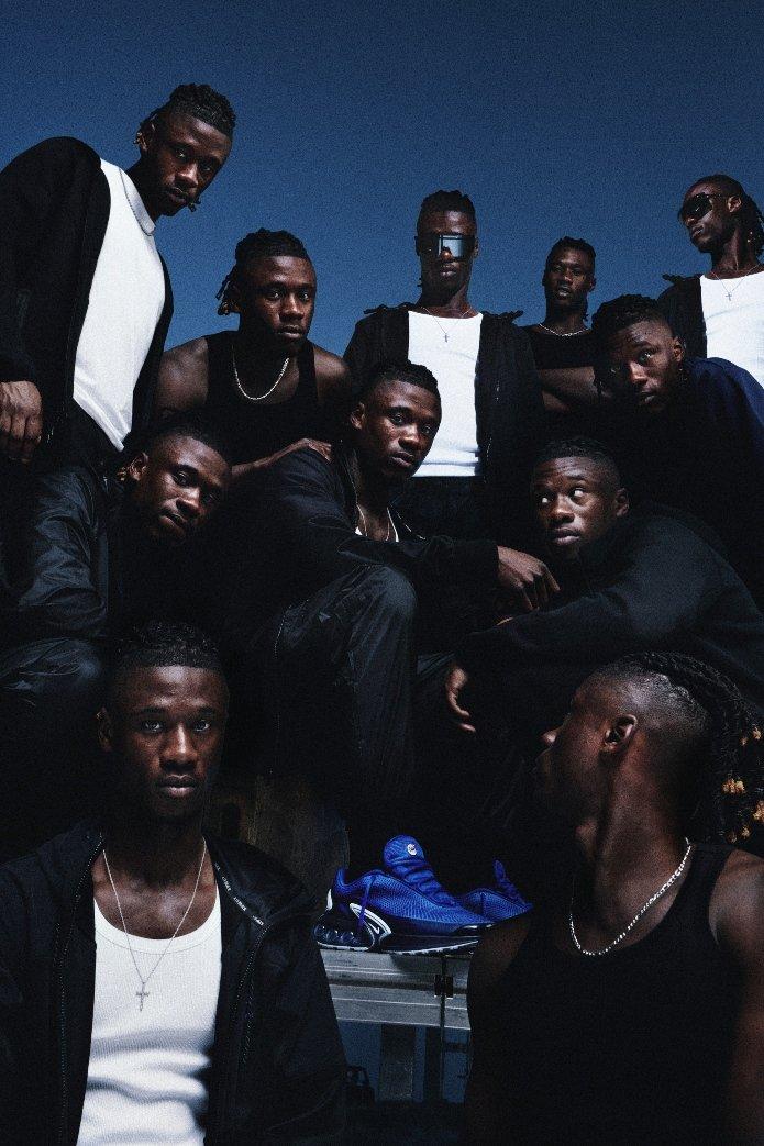 Camavinga vistiendo la nueva colección de Nike Air Max Dn