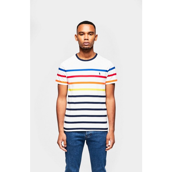 Multicolour Stripe Short Sleeve T-Shirt