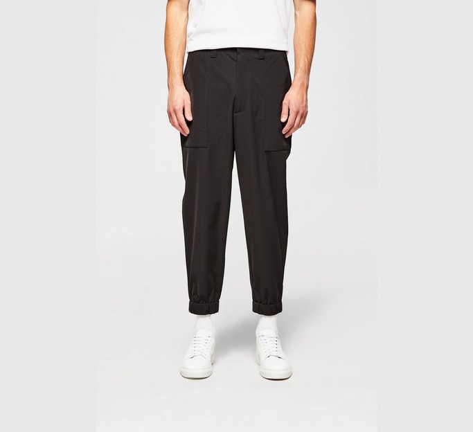Cropped Canvas Trouser