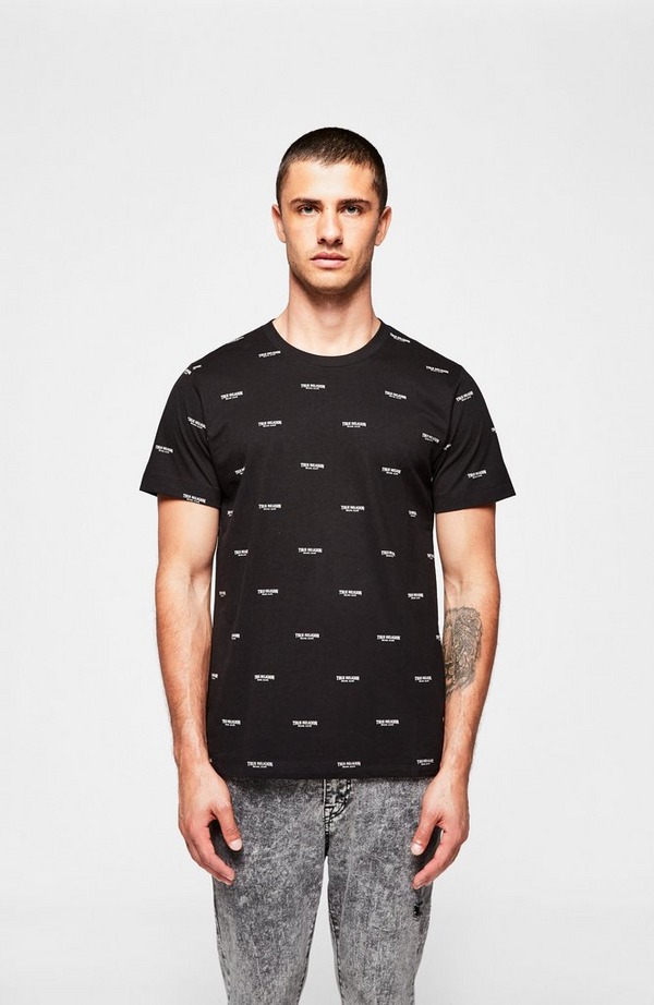 All Over Arched Logo Short Sleeve T-Shirt