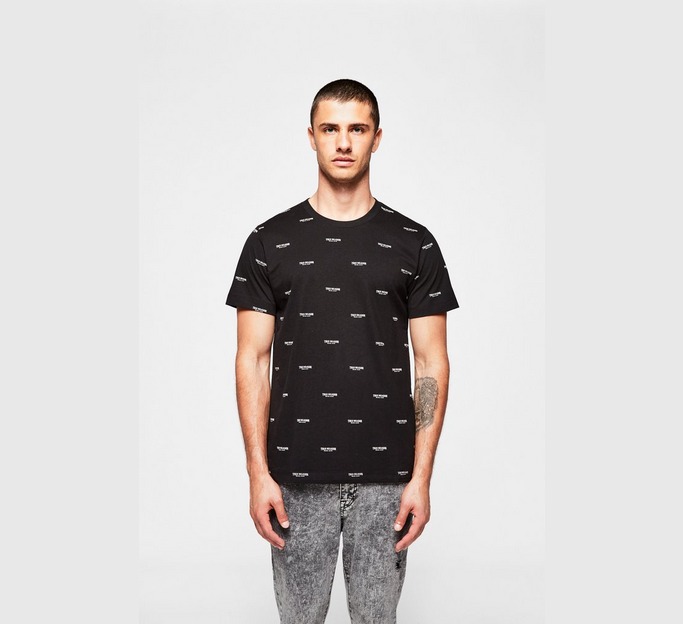 All Over Arched Logo Short Sleeve T-Shirt