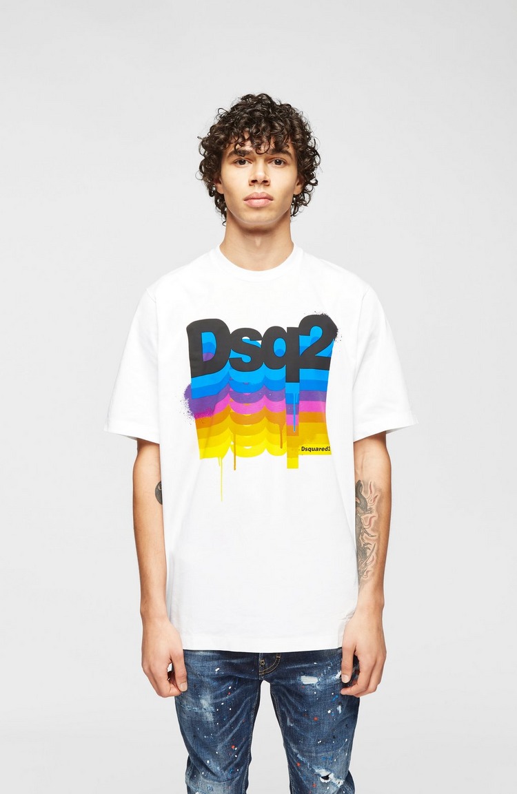 Dsq2 Slouch Fit Short Sleeve T-Shirt
