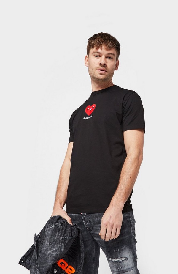 Heart Scribble Short Sleeve T-Shirt